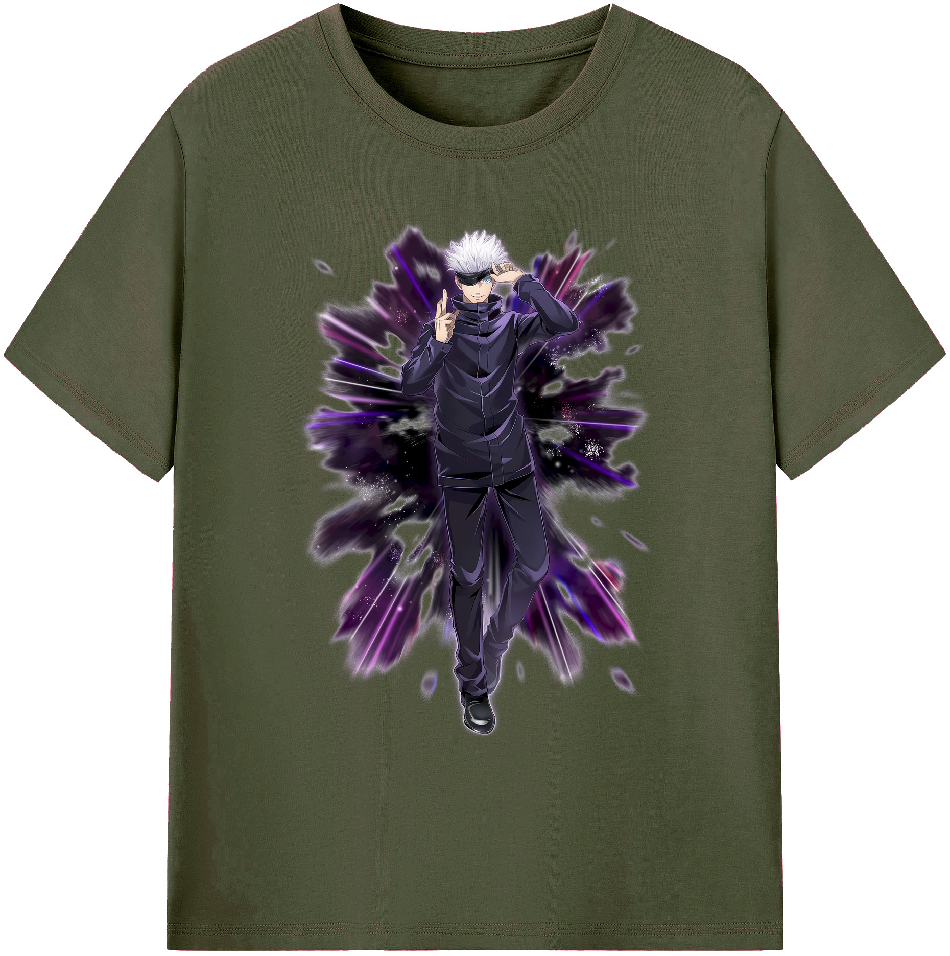 （画像用） 呪術廻戦 Jujutsu Kaisen 綿100％ メンズ半袖Tシャツ｜肌触りやわらか＆通気性